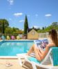 bain soleil piscine camping aigues morte